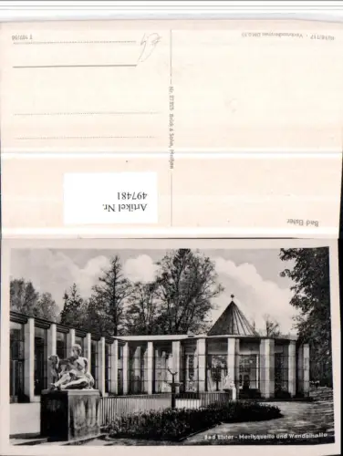 497481,Bad Elster Moritzquelle u. Wandelhalle