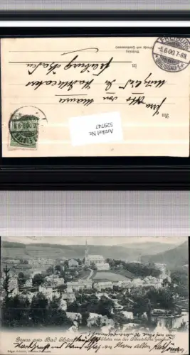 529747,Gruss aus Bad Elster v.d. Albertshöhe 1900