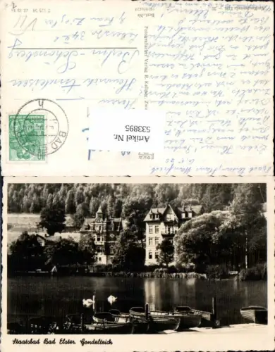 533895,Staatsbad Bad Elster Gondelteich Boote LK Vogtlandkreis