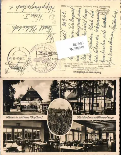 554978,tolle AK Plauen im Vogtland Turistenhaus Tenneraberge