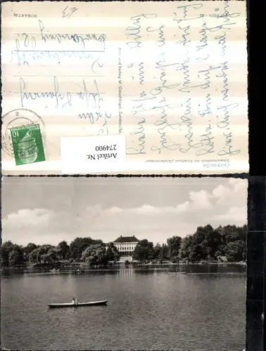 274900,Zwickau Schwanenteich m. Klubhaus Grubenlampe