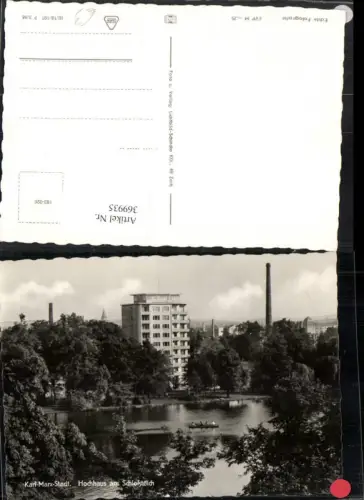 369935,Chemnitz Hochhaus am Schlossteich