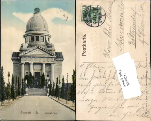 703982 Chemnitz Krematorium Tod