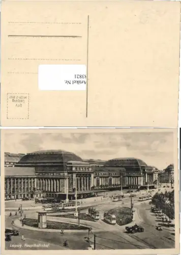 83821,Leipzig Bahnhof Hauptbahnhof Strassenbahn