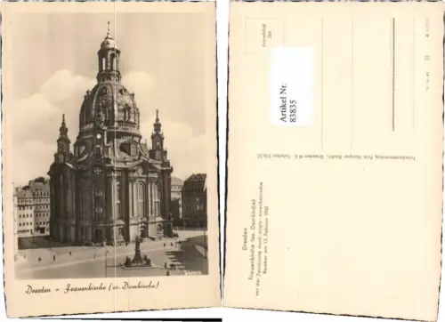 83835,Dresden Frauenkirche Domkirche