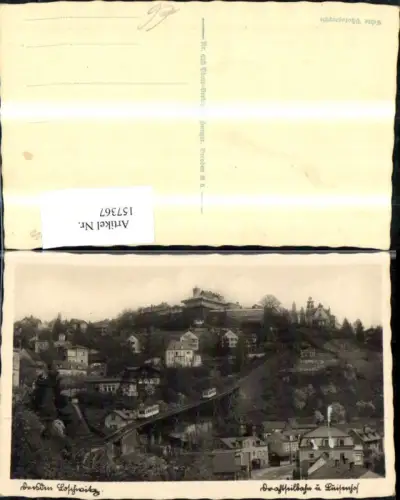 157367,Dresden Loschwitz Drahtseilbahn Bergbahn