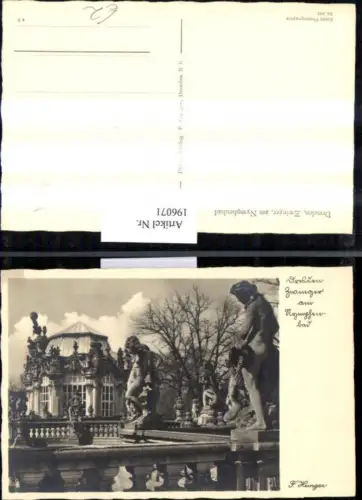 196071,Dresden Zwinger a. Nymphenbad Partie