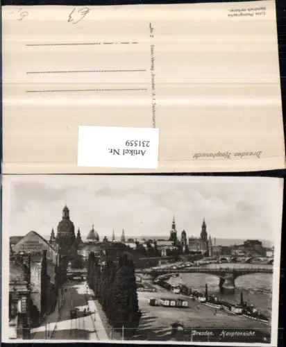 231559,Dresden Hauptansicht Teilansicht Brücke