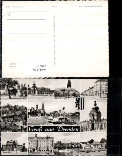 238713,Dresden Rathaus Zwinger Semper-Oper Georgplatz Pillnitz Loschwitz Mehrbildkarte