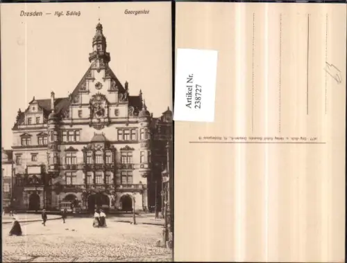 238727,Dresden Königliches Schloss Georgentor