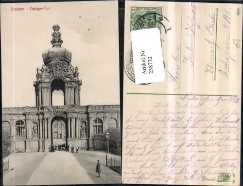 238732,Dresden Zwinger-Tor