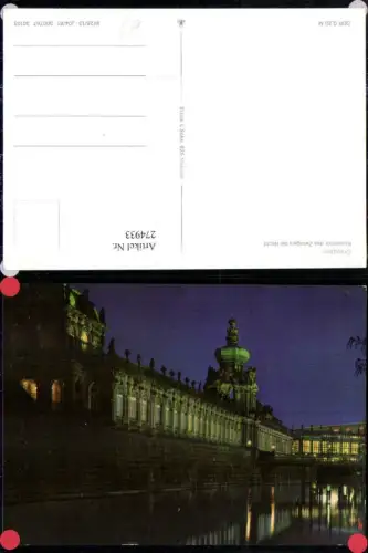 274933,Dresden Kronentor des Zwingers b. Nacht