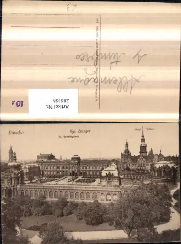 286168,Dresden Königlicher Zwinger Schloss Gemäldegalerie