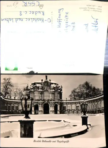 308249,Dresden Zwinger Winterbild pub VEB