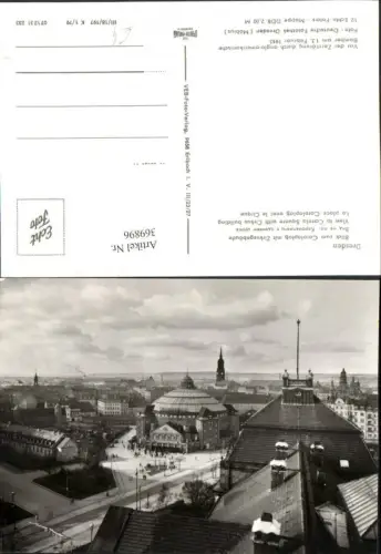 369896,Dresden Teilansicht Blick zum Carolaplatz m. Zirkusgebäude