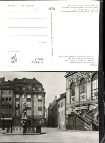 369942,Dresden Judenhof u. Friedensbrunnen Brunnen