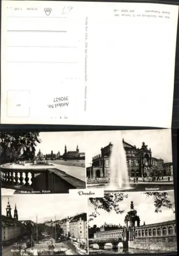 392627,Dresden Staatsoper Oper Zwinger Neustädter Rathaus Mehrbildkarte