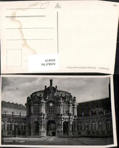 424419,Dresden Zwinger Sophienpavillon