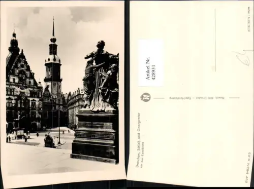 428931,Dresden Schloss u. Georgentor vor der Zerstörung