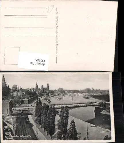 432185,Dresden Teilansicht Elbe Brücken