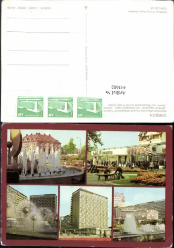 443602,Dresden Blockhaus Meißner Weinkeller Newa Mehrbildkarte