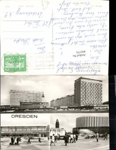 443775,Dresden Restaurant Interhotel Mehrbildkarte