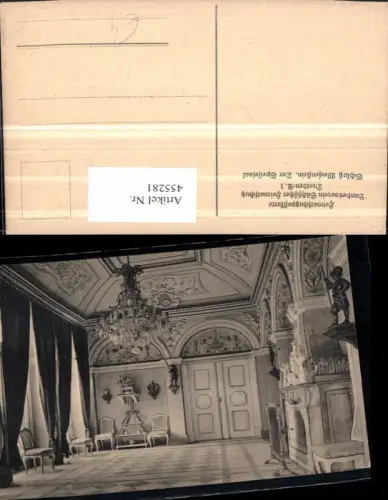 455281,Dresden Schloss Weesenstein Speisesaal Innenansicht