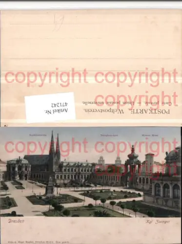 471242,Dresden Königlicher Zwinger Kirche Amt Hotel