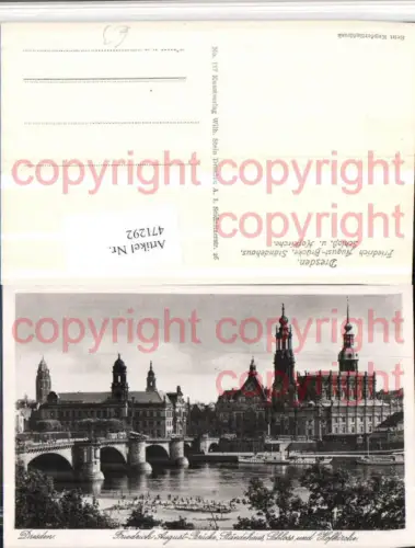 471292,Dresden Friedrich August-Brücke Ständehaus Schloss Kirche