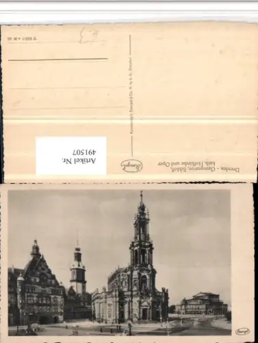 491507,Dresden Georgentor Schloss Hofkirche u. Oper pub Stengel e Co