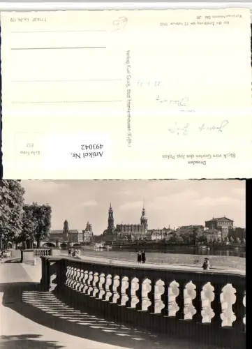 493042,Dresden Blick vom Garten des Japanischen Palais