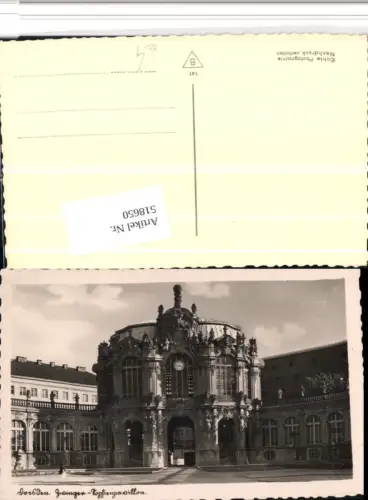 518650,Dresden Zwinger Sophienpavillon Uhr