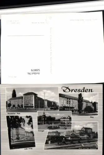 520079,Stadt Dresden Ring Cafe Prag Pirnaischer Platz