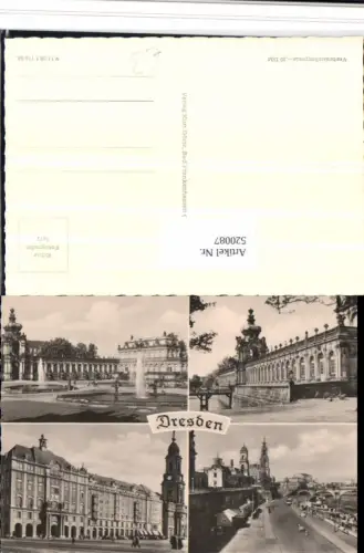 520087,Stadt Dresden Zwinger Terrasse