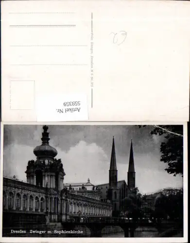 559359,Dresden Zwinger m. Sophienkirche