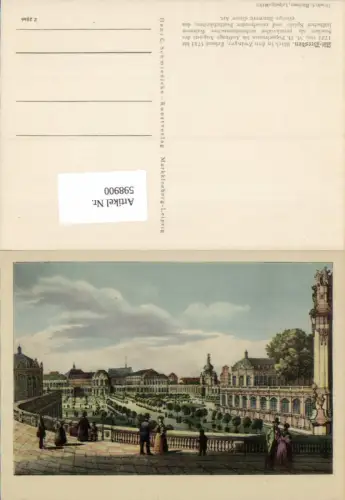 598900,Alt-Dresden Zwinger 1711