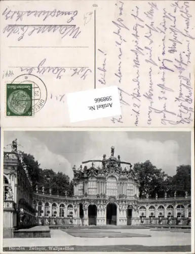 598966,Dresden Zwinger Wallpavillon