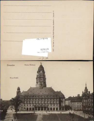 675658,Dresden Neues Rathaus Ringstraße