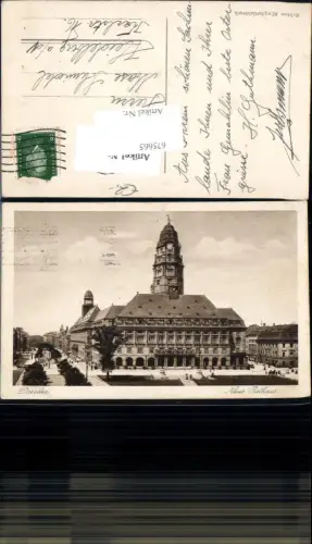 675665,Dresden Neues Rathaus Ringstraße