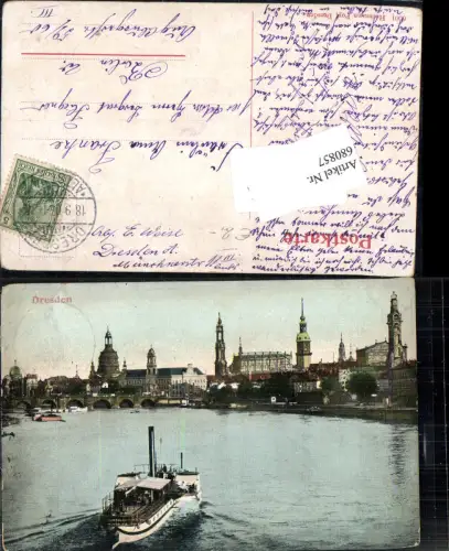 680857 Altstadt-Dresden Brühlsche Terrasse Terrassenufer Elbe Brücke Landungsplatz Dampfer