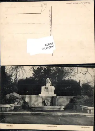 680871 Altstadt-Dresden Bürgerwiese Nymphenbrunnen