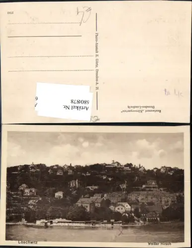 680878 Loschwitz-Dresden Weisser Hirsch