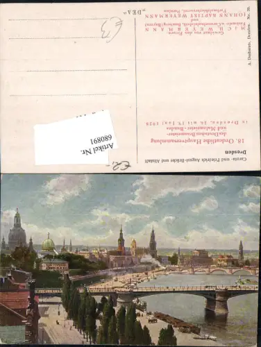 680891 Altstadt-Dresden Brühlsche Terrasse Terrassenufer Elbe Brücke Landungsplatz