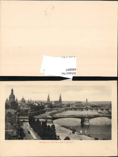 680897 Altstadt-Dresden Brühlsche Terrasse Terrassenufer Elbe Brücke Landungsplatz Dampfer