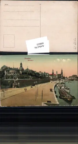 688635 Dresden Altstadt Elbufer Dampfschifflandeplatz Terrasse Belvedere