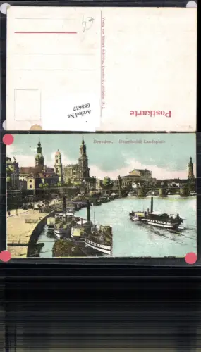 688637 Dresden Altstadt Elbufer Dampfschifflandeplatz Terrasse Dampfer