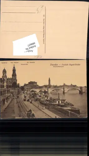 688657 Dresden Altstadt Elbufer Dampfschifflandeplatz Terrasse Dampfer