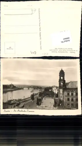 688663 Dresden Altstadt Elbufer Dampfschifflandeplatz Terrasse Dampfer Karlsbad