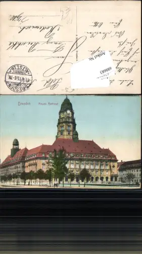 688683 Dresden Altstadt Neues Rathaus gel.n. Rodewisch