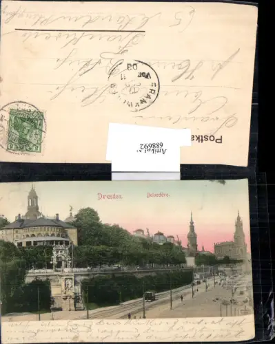 688692 Dresden Brühlsche Terrasse Belvedere